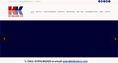 Desktop Screenshot of kkbalers.com